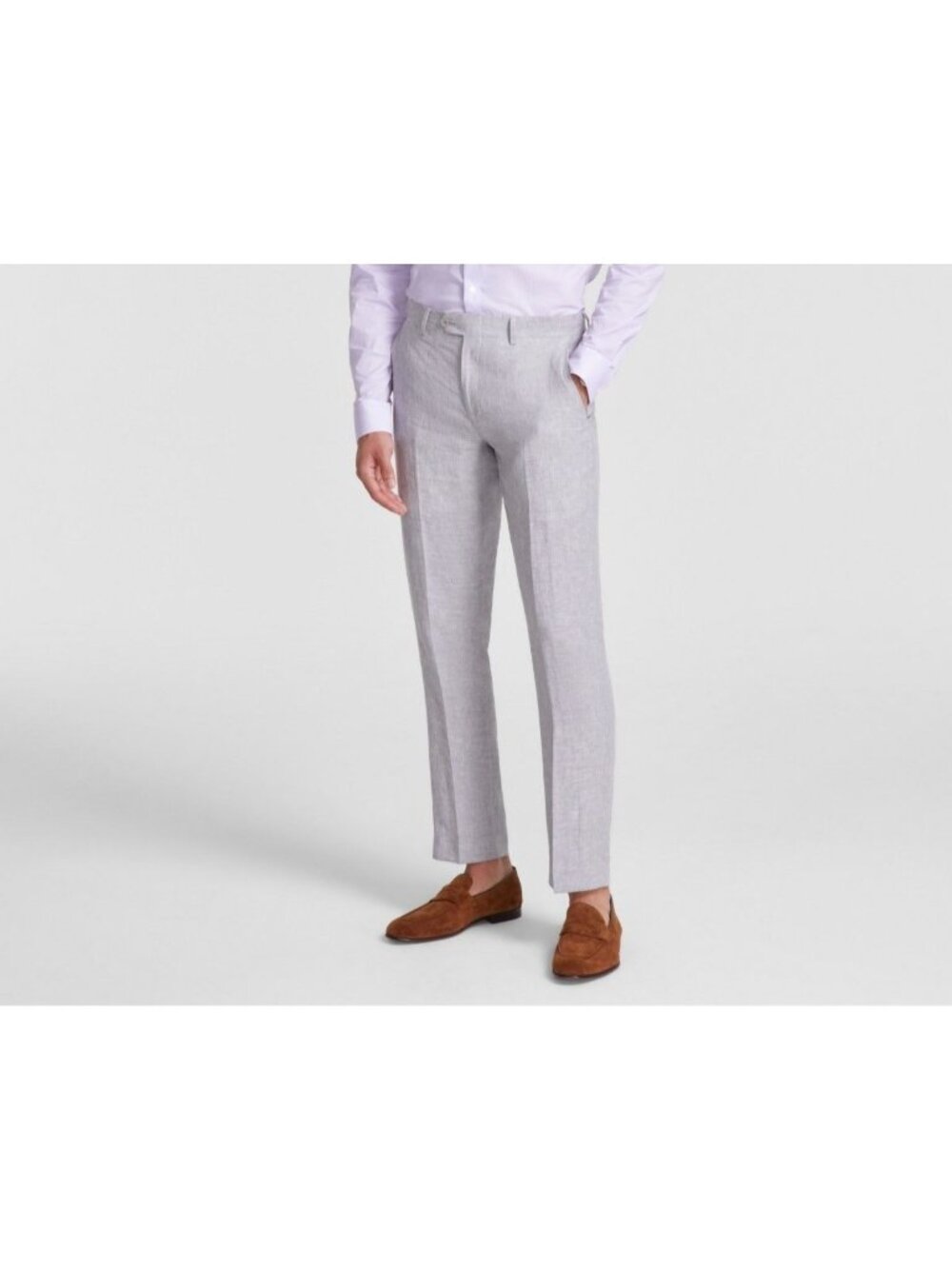 Bar III Mens Slim Fit Welt Pockets Comfortable Suit Pants Grey Size 29Wx30L NWT